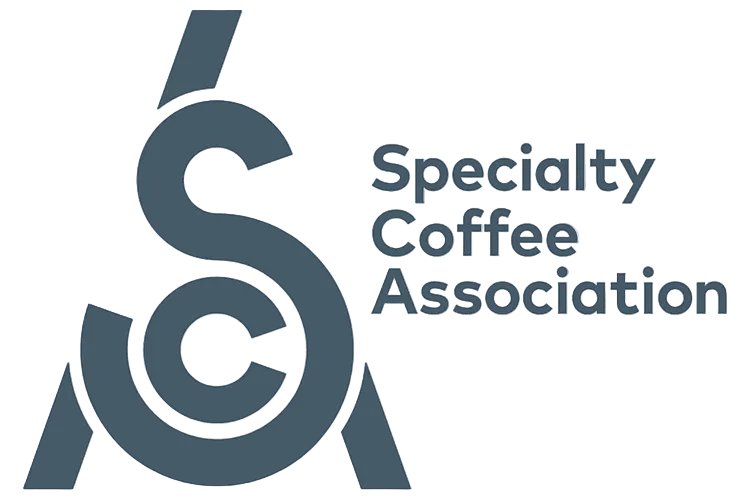 Logo of the Specialty Coffee Association on a white background